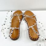 Madden Girl Fairway Ankle Wrap Gladiator Rockstud Sandals Brown 6.5 Photo 7