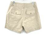 Eddie Bauer  Size‎ 4 Shorts Khaki Mid Rise Pockets Two Button Hiking Casual Basic Photo 1