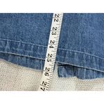 Vintage 90’s Keren Hart Women’s Denim Shirt Button‎ Up Embroidered BirdHouse NWT Blue Size L Photo 10