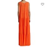 STAUD Benedetta Maxi Dress Nectarine Small Orange Photo 5