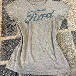 2000s Y2k Vintage Grey + Blue Official Ford Car Tee Shirt Top Women's Size M Size M Photo 2
