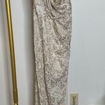 The Jetset Diaries Island Lover Gold Sequin Rose Gown Photo 1
