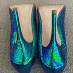 Dune London  Blue/Green Metallic Pumps Size 38 Photo 4