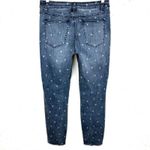 Tribal Jeans Womens Audrey Mid Rise Ankle Jegging Denim Jeans Sailboat Print 2 Blue Photo 2