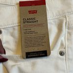 Levi's  Classic Straight Leg White Jeans Women's Denim Pants Summer Sz 16 #‎ Photo 8