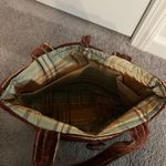 Shoulder Bag Women Corduroy Tote Velvety Rust Brown Fall Photo 2