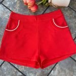 Solid & Striped  Sophie Red Retro Poppy Shorts NWT Large Photo 3