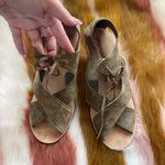 Jeffrey Campbell Jeffery Campbell Green Suede Block Heels Photo 3