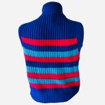 VICI NWOT  CHUNKY KNIT Y2K Multicolored STRIPED SWEATER VEST SMALL Photo 2