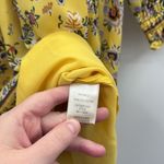 Max Studio ‎ Yellow Floral Long Sleeve Dress Photo 3