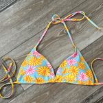 SheIn Swimwear Sz L Adorable Floral Bikini Top W Daisy Print Photo 2