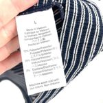 Madewell Texture & Thread Peasant Shirt in Stripe Short Fitted Sleeve Top Photo 8