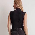 Madewell Green Funnelneck Cropped Muscle Tee Top Size XXS Photo 2