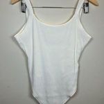 Good American Women's GB0299 Size 3 Ivory Ribbed One Piece Bodysuit NWT Photo 0