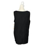 Jones New York  Black Sleeveless Scoop Neck Knit Metallic Tank Top Size Small Photo 3