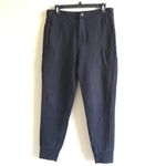 Everlane ‎ Street Joggers Skinny Stretch Zip Pockets Black Pants Womens Size S Photo 2