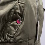 ZARA NWT zippered Functional army green and orange hooded vest - medium Photo 4