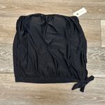 Holipick NWT Swimwear Sz M Black Sleeveless Tankini Top W Shelf Bra Cute! Photo 2