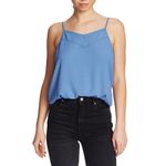 1. State  Chiffon‎ Trim Camisole Black NWT Sz Small Photo 1