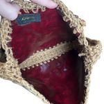 VTG 70s Boho Floral Tapestry Woven Canvas Purse Hong Kong JCPenney Cottagecore Photo 3