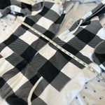 Fox Racing Girls Sz:XL Black White Checkered Plaid Sherpa Lined Full Zip Hoodie. Photo 2