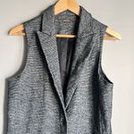 J. McLaughlin  Black/White Houndstooth Wool Blend Cate Blazer Vest Photo 2