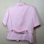 Sag Harbor  Pink Blazer short sleeve textured size 12P Photo 6