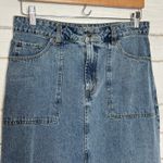 Mustard Seed  Denim Midi Jean Skirt Size Medium Photo 8