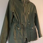 Delia's  NWOT Military Green Hooded Jacket Coat. Juniors Size XL Photo 1