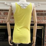 Forever 21 Vintage Y2K neon yellow top with embroidery / M / Excellent condition Photo 3