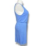Old Navy  Womens Blouson Dress Sleeveless Halter Top Knee Length Blue Large Photo 2