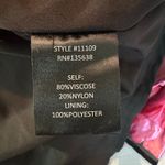 Hutch  Floral Ruffle Velvet High-Low Maxi Dress Size US 12 Photo 4