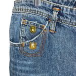 Tommy Hilfiger Vintage 2004  100% Cotton‎ Straight Leg Distressed Denim Size 12 Photo 2