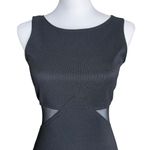 All that jazz Vintage 90s Black Whimsigoth Revenge Dress Sleeveless Mesh Cutout Bodycon Maxi Photo 2