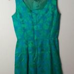 Sears 12 Blue Green Sleeveless Crop Top Dress Set Photo 0