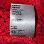 Pilcro  Womens Sweater Crochet Open Knit Pointelle Size XS Bell Sleeve Peplum Hem Photo 10