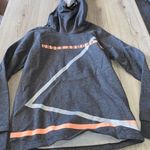 Under Armour  Gray Hoodie with Orange and White hooded sweatshirt sweater Photo 0