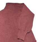 Lulus Lulu’s Rust Brown Ribbed Knit V Neck Pullover Sweater Women’s US Large Photo 5