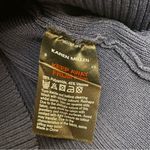 Karen Millen Navy Rib Knit Viscose Blend Crewneck Sweater Photo 6