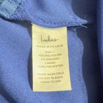 Lulus Asymmetrical Dress Women's Small Blue One Shoulder Midi Gathered Photo 7