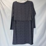 H by Halston H Halston | Anise Black Melange Twist-Front Sheath Dress Women’s Large Photo 10