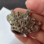 Vintage Signed Coro Rhinestone Royal Crown Brooch Pin Photo 9