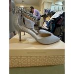 Badgley Mischka Jewel Maya Crystal Strap 2-Piece Pump Size 7.5 Photo 5