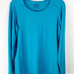 Patagonia Teal Long Sleeves Lightweight Base Layer Top, Size Large Photo 0