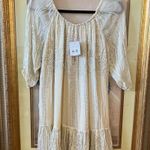 Anthropologie Carolina K mini Charo short dress Ivory size S sequins C1 Photo 3