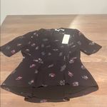 Veronica Beard  Braden Papyrus Pintuck Chiffon Women's Top Sz 2 NWT Photo 1