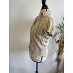 Woolrich  Women's‎ Camp Shirt Plaid 100% Cotton  Small Short Sleeves Photo 3