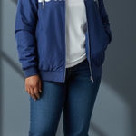 NFL‎ Branded Dallas Cowboys Ladies Reversible Hooded Navy/Gray Jacket Coat Sz 2X Blue Photo 0