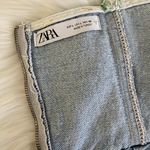 ZARA Denim & Tweed Crop Top Photo 5