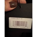 Mac Duggal Black Ruffled Faux Tuxedo Mini Dress - Size 2 (New) Photo 5